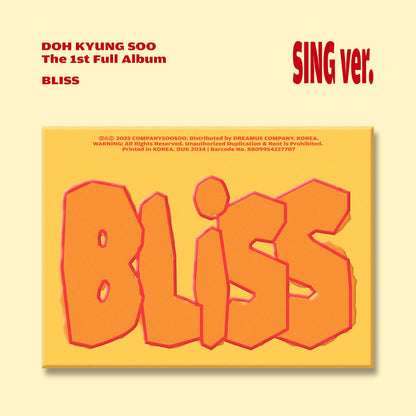 도경수 (D.O.) THE 1ST FULL ALBUM [BLISS]