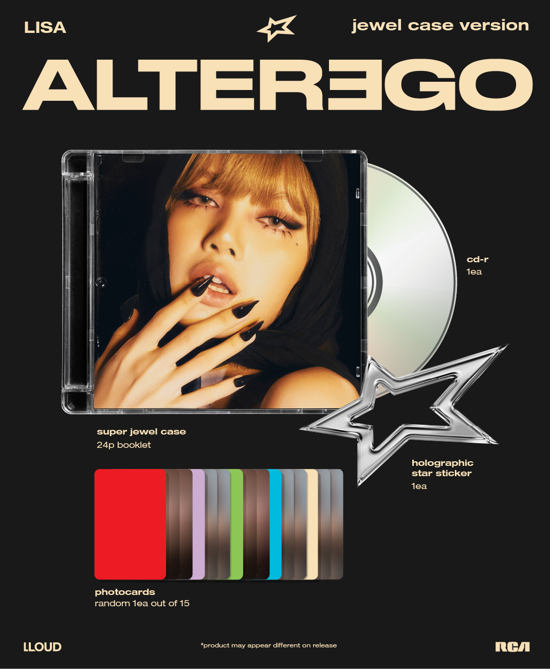 [PRE-ORDER] LISA SOLO ALBUM [ALTER EGO/JEWEL VER.]