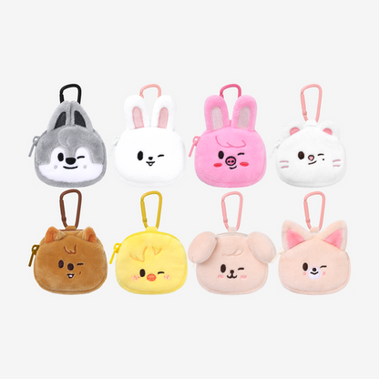 Stray Kids World Tour RIN:T SKZOO mini pouch - all eight characters