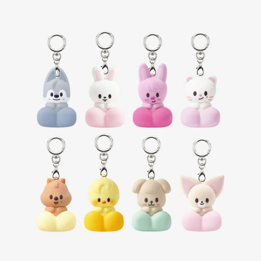 Stray Kids World Tour RUN IT Seoul SKZOO Secret Clicker Keyring - all 8 characters