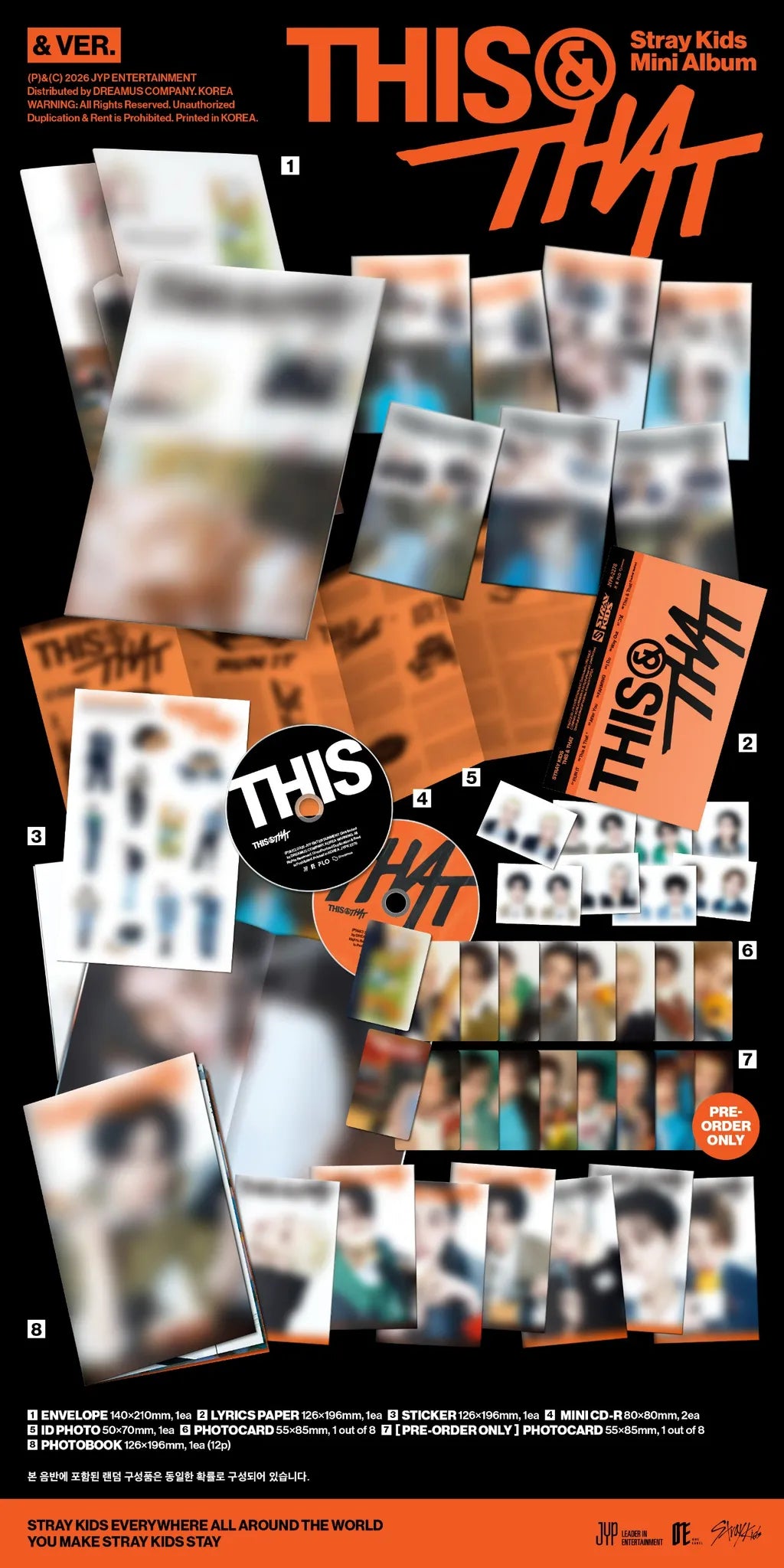 Stray Kids THIS & THAT & Ver album contents