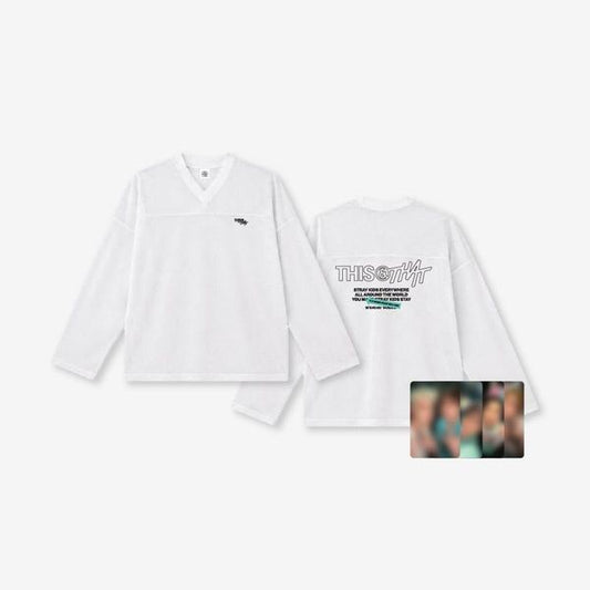 Stray Kids THIS & THAT Mesh Long Sleeve with photocard set