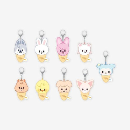 Stray Kids THIS & THAT Plush Keyring Ice Cream Ver. – all 9 types