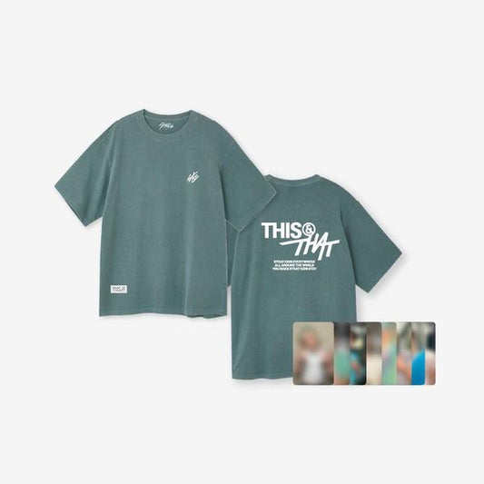 Stray Kids THIS & THAT POP-Up Store T-Shirt with photocard set