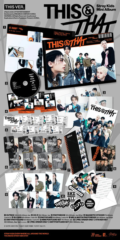Stray Kids THIS & THAT THIS Ver. final contents