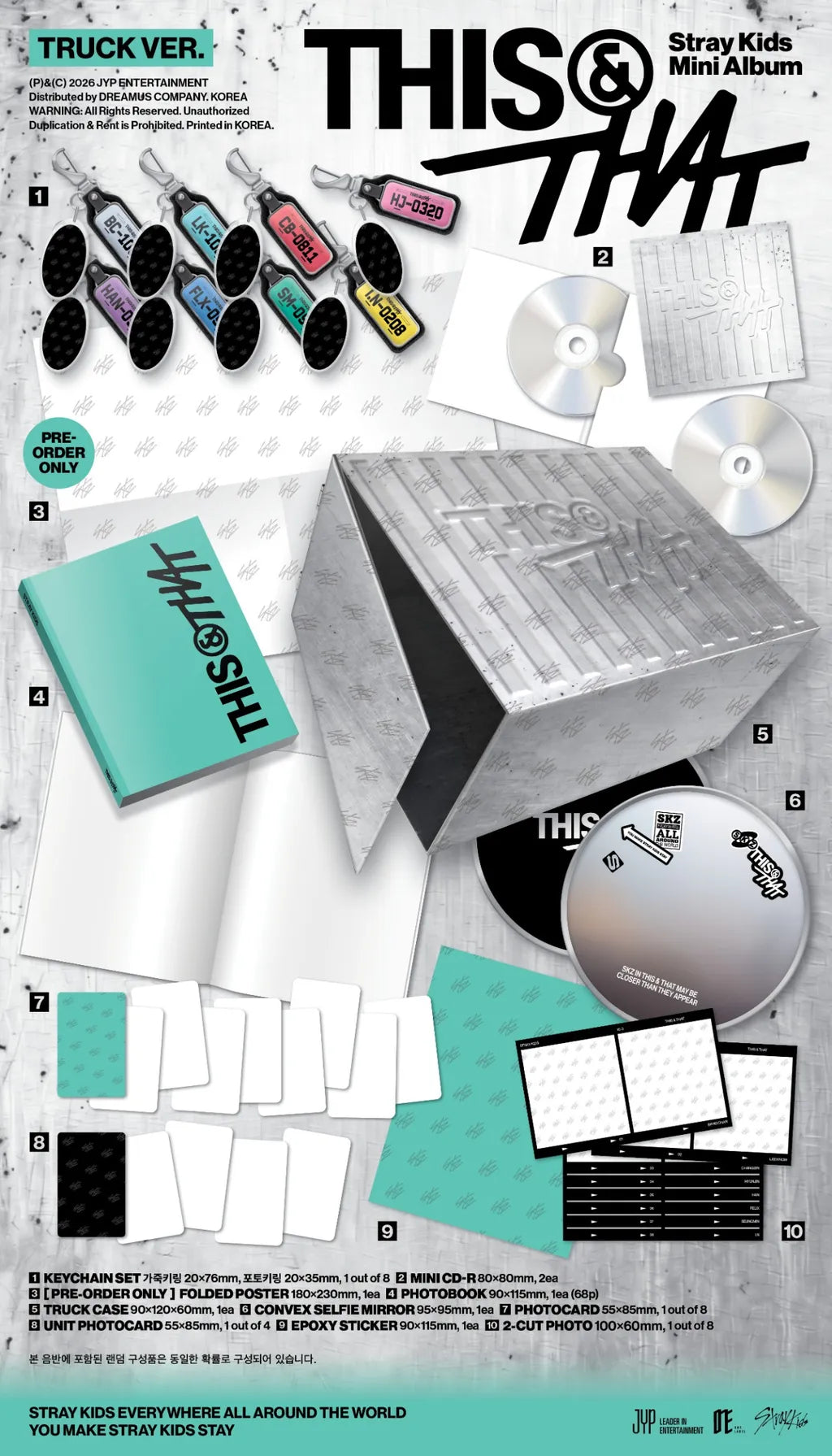 Stray Kids THIS & THAT Truck Ver contents image