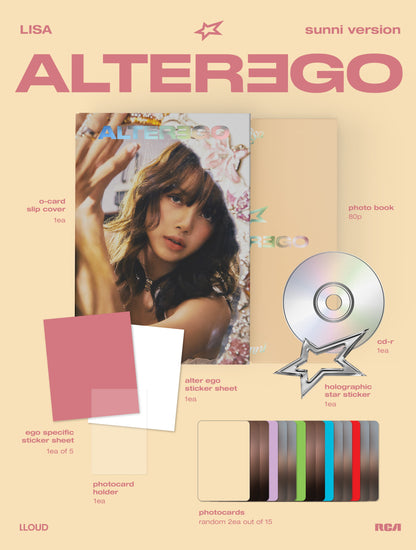 [PRE-ORDER] LISA SOLO ALBUM [ALTER EGO/PHOTOBOOK VER.]