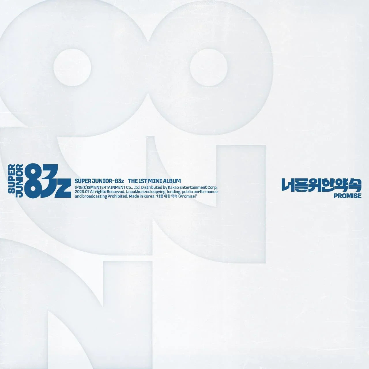 SUPER JUNIOR-83z 1st Mini Album Promise Cassette Tape Ver.