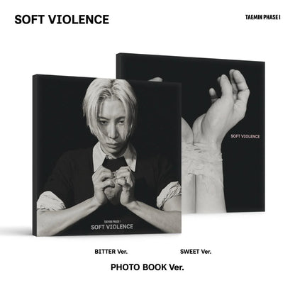 TAEMIN PHASE I SOFT VIOLENCE PHOTO BOOK Ver BITTER and SWEET versions