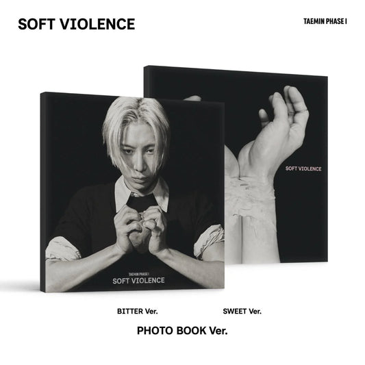 TAEMIN PHASE I SOFT VIOLENCE PHOTO BOOK Ver BITTER and SWEET versions