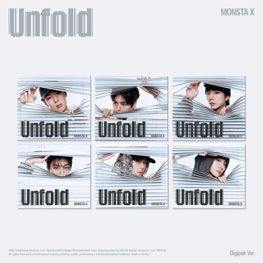 MONSTA X Ameriac Full Album [Unfold / DIGIPACK VER / RANDOM]
