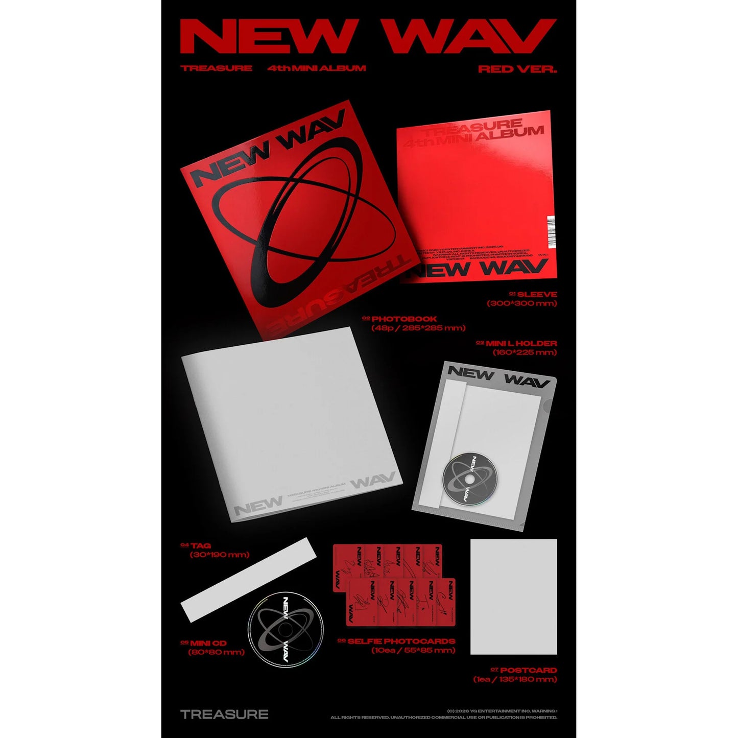 [PRE-ORDER] TREASURE 4TH MINI ALBUM [NEW WAV / Photobook Ver]