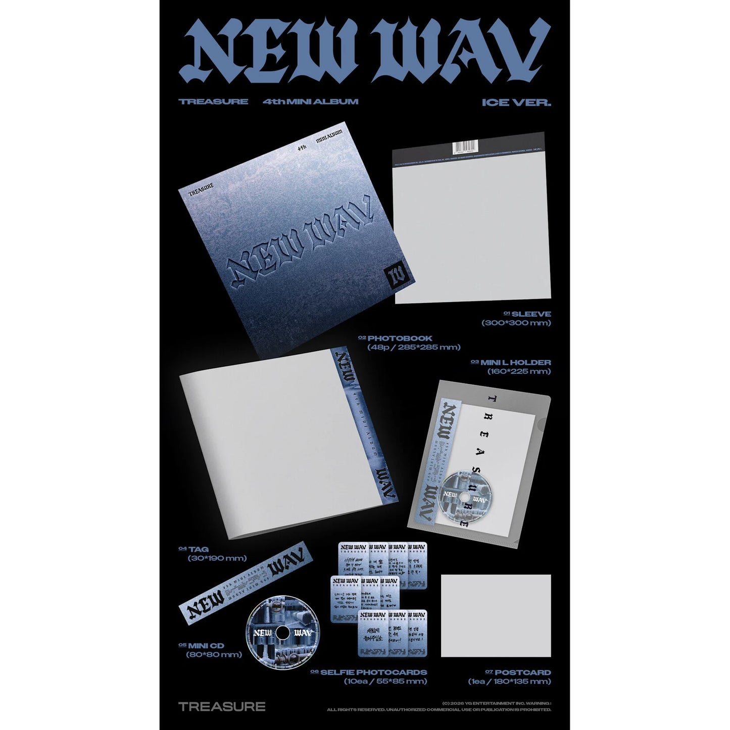 [PRE-ORDER] TREASURE 4TH MINI ALBUM [NEW WAV / Photobook Ver]