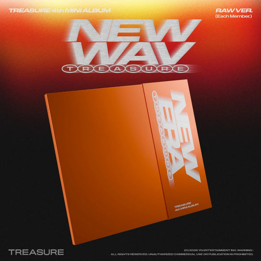 [PRE-ORDER] TREASURE 4TH MINI ALBUM [NEW WAV / Raw Ver]