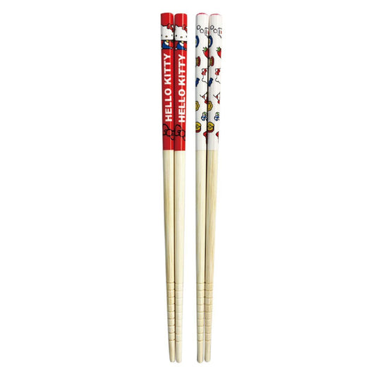 Sanrio Japan Hello kitty 50th Anniversary Bamboo Chopsticks