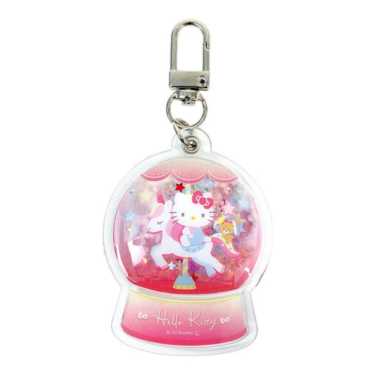 Sanrio Japan Snow Dome Keychain Hello Kitty