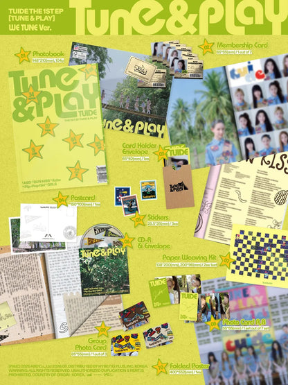 TUIDE The 1st EP TUNE & PLAY WE TUNE Version Inclusions