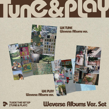 TUIDE The 1st EP TUNE & PLAY Weverse Albums Ver. Set - WE TUNE and WE PLAY