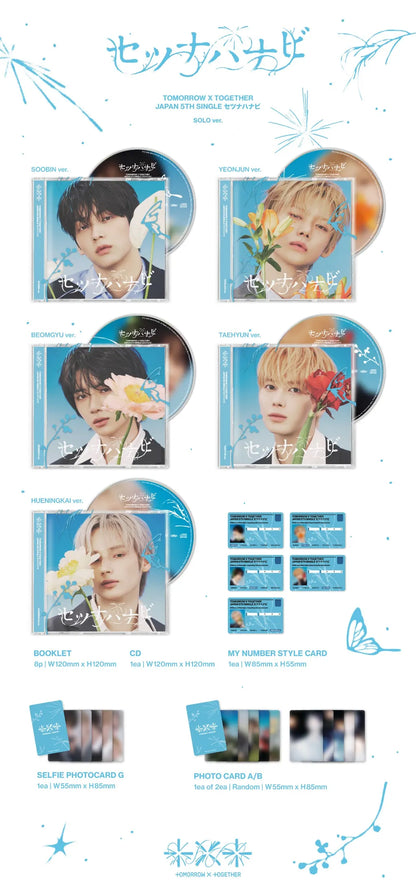 TOMORROW X TOGETHER Setsuna Hanabi Solo Jacket Edition package contents
