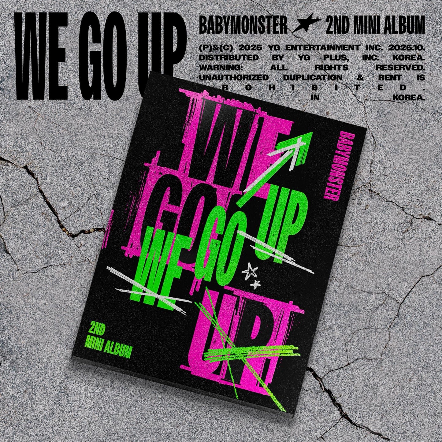 BABYMONSTER 2ND MINI ALBUM [WE GO UP/STANDARD VER.]