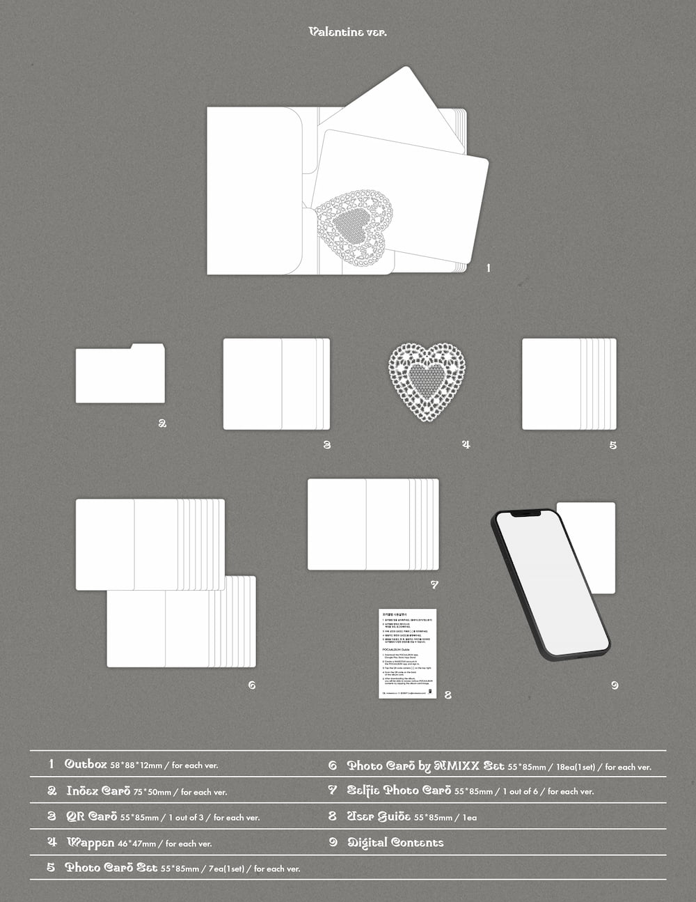 [PRE-ORDER] NMIXX 1ST FULL ALBUM [BLUE VALENTINE/PLATFORM ALBUM POCAALBUM VER.]