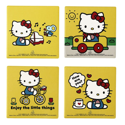 Hello Kitty 4 Piece Ceramic Coaster Set