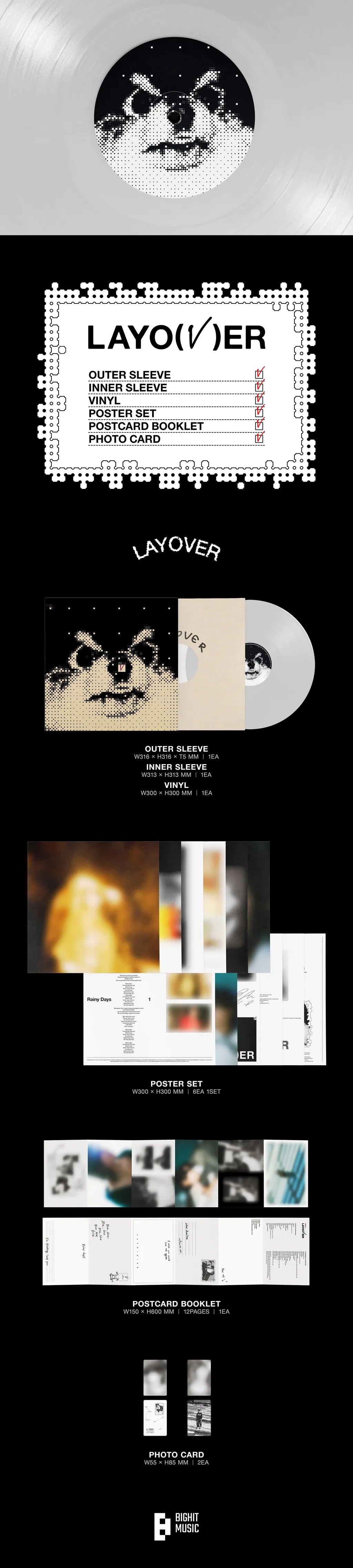 BTS V 1ST SOLO ALBUM [Layover / LP]