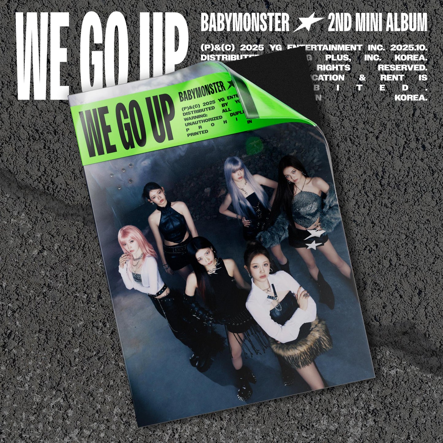 BABYMONSTER 2ND MINI ALBUM [WE GO UP/STANDARD VER.]