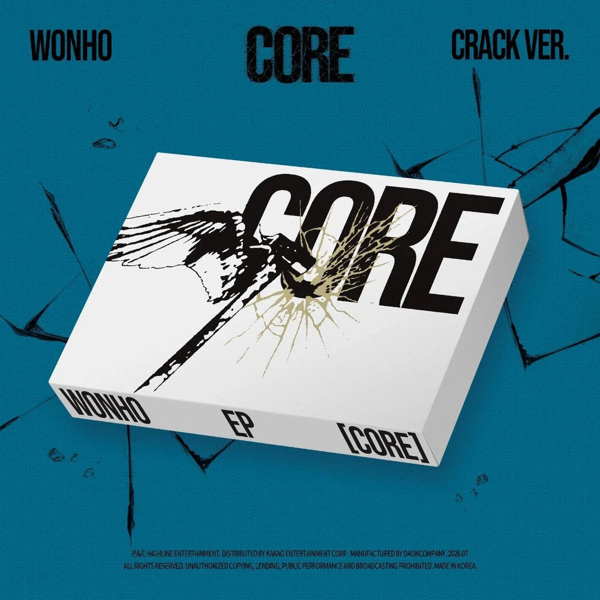 WONHO EP CORE Crack ver album box