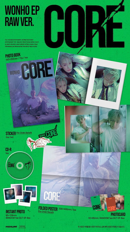 WONHO EP CORE Raw ver contents