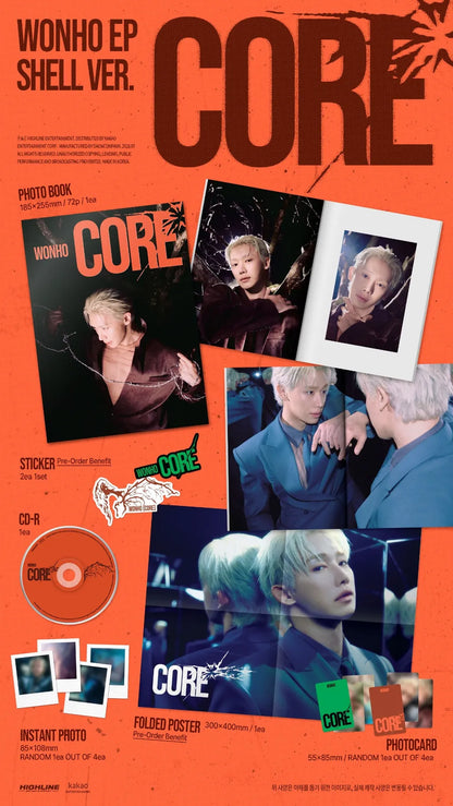 WONHO EP CORE Shell ver contents