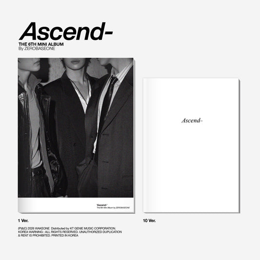ZEROBASEONE The 6th Mini Album [Ascend- / Photobook Ver]
