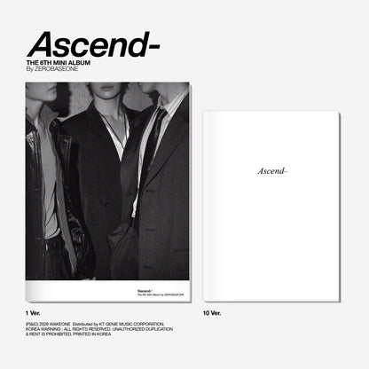 ZEROBASEONE The 6th Mini Album [Ascend- / Photobook Ver]