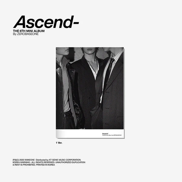 ZEROBASEONE The 6th Mini Album [Ascend- / Photobook Ver]