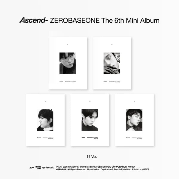 ZEROBASEONE The 6th Mini Album [Ascend- / 11 Ver]