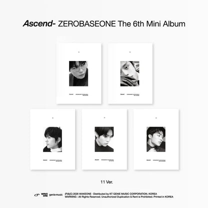 ZEROBASEONE The 6th Mini Album [Ascend- / 11 Ver]