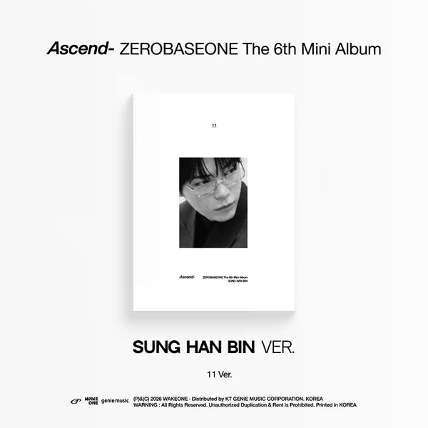 ZEROBASEONE The 6th Mini Album [Ascend- / 11 Ver]