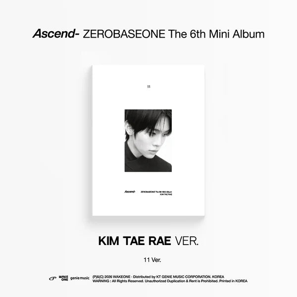 ZEROBASEONE The 6th Mini Album [Ascend- / 11 Ver]