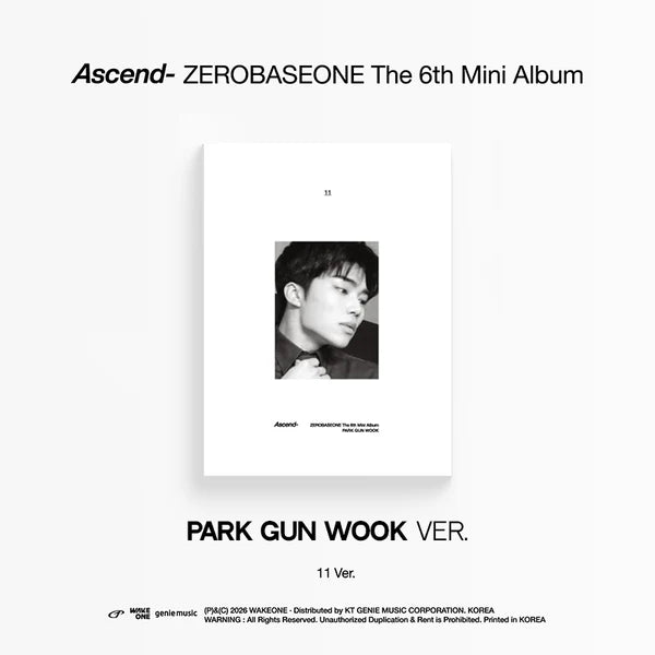 ZEROBASEONE The 6th Mini Album [Ascend- / 11 Ver]