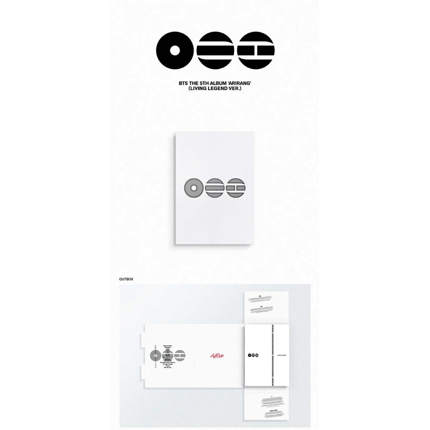 BTS Album [ARIRANG / Living Legend Ver.]