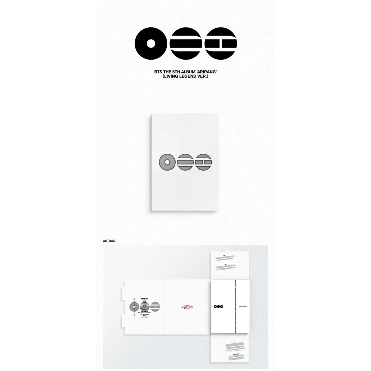 [MAKESTAR EXCLUSIVE] BTS Album [ARIRANG / Living Legend Ver.] product image