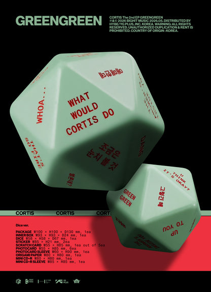 CORTIS The 2nd EP [GREENGREEN / Dice ver.]