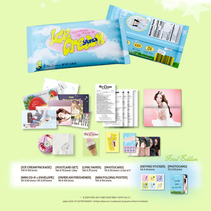 YUNA (ITZY) - 1ST MINI ALBUM [ICE CREAM] ICE CREAM VER.