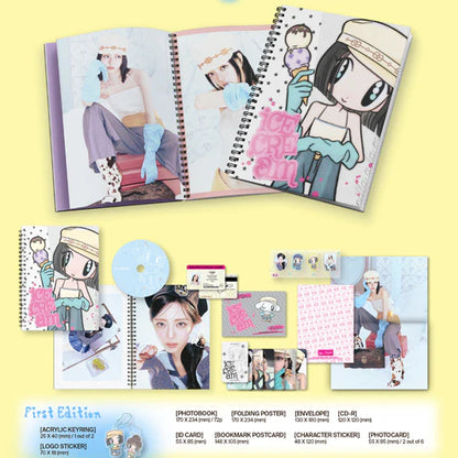 YUNA (ITZY) - 1ST MINI ALBUM [ICE CREAM] (2 VERSIONS)