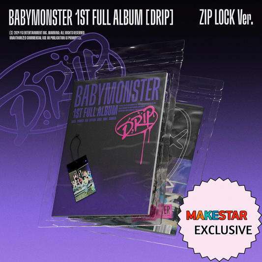 [MAKESTAR EXCLUSIVE] BABYMONSTER 1ST FULL ALBUM [DRIP/ZIP LOCK VER.]