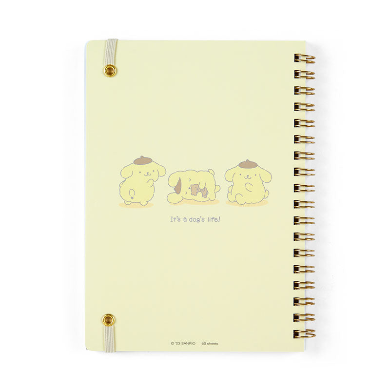 Sanrio Japan Pompompurin B6 Ring Notebook