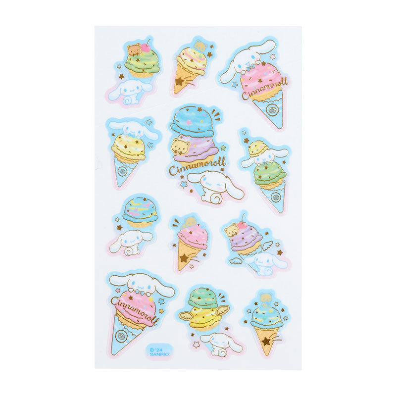 Sanrio Japan Cinnamoroll Ice Cream Party Sticker Set