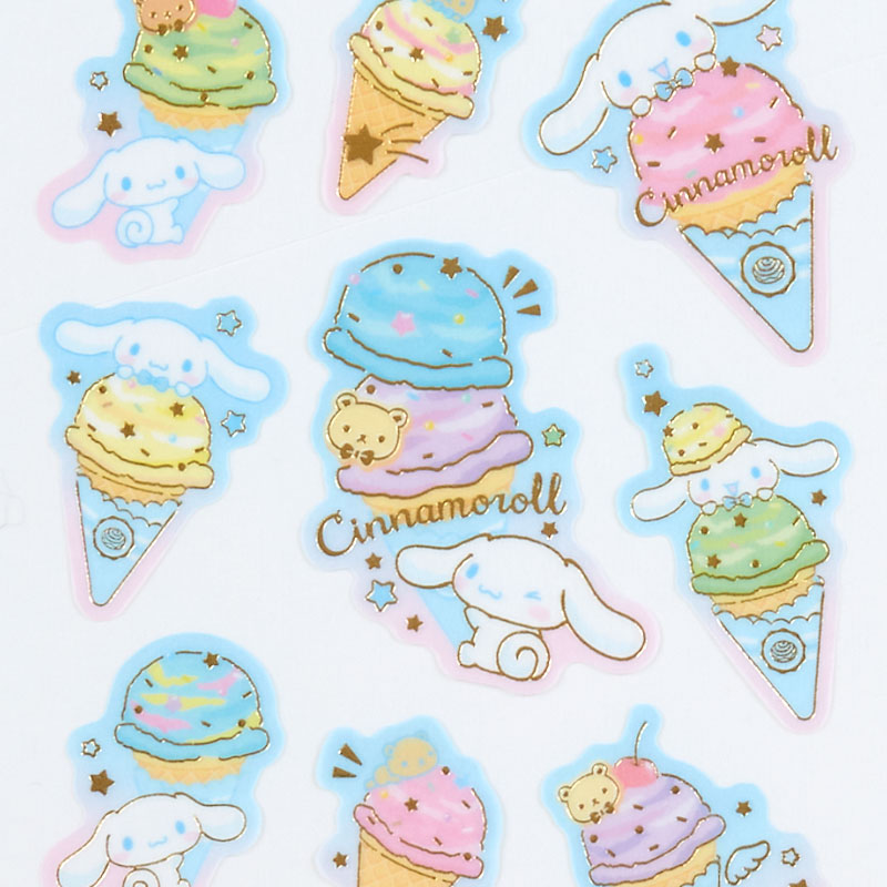 Sanrio Japan Cinnamoroll Ice Cream Party Sticker Set