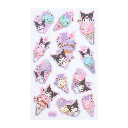 Sanrio Japan Kuromi Ice Cream Party Sticker Set