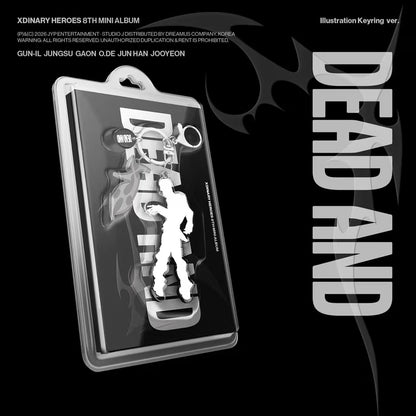 Xdinary Heroes 8th Mini Album [DEAD AND / Illustration Keyring ver.]